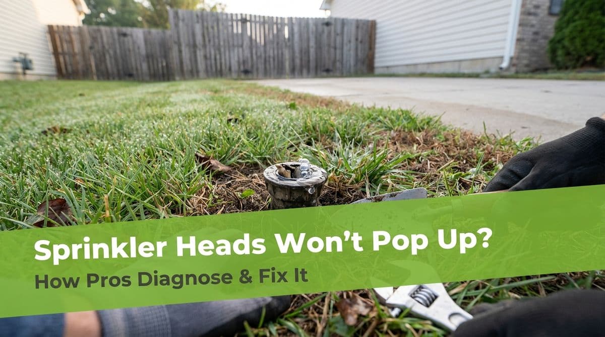Sprinkler Heads Won’t Pop Up? How Pros Diagnose & Fix It image