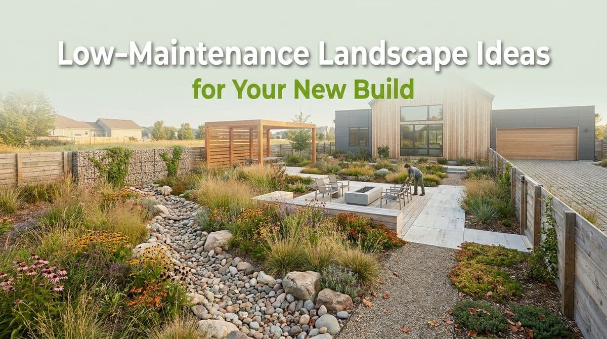 Featured post - Low-Maintenance Landscape Ideas for Your New Build