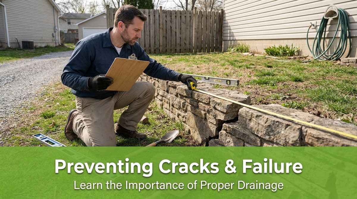 Retaining Walls & Drainage: Preventing Cracks and Failure image