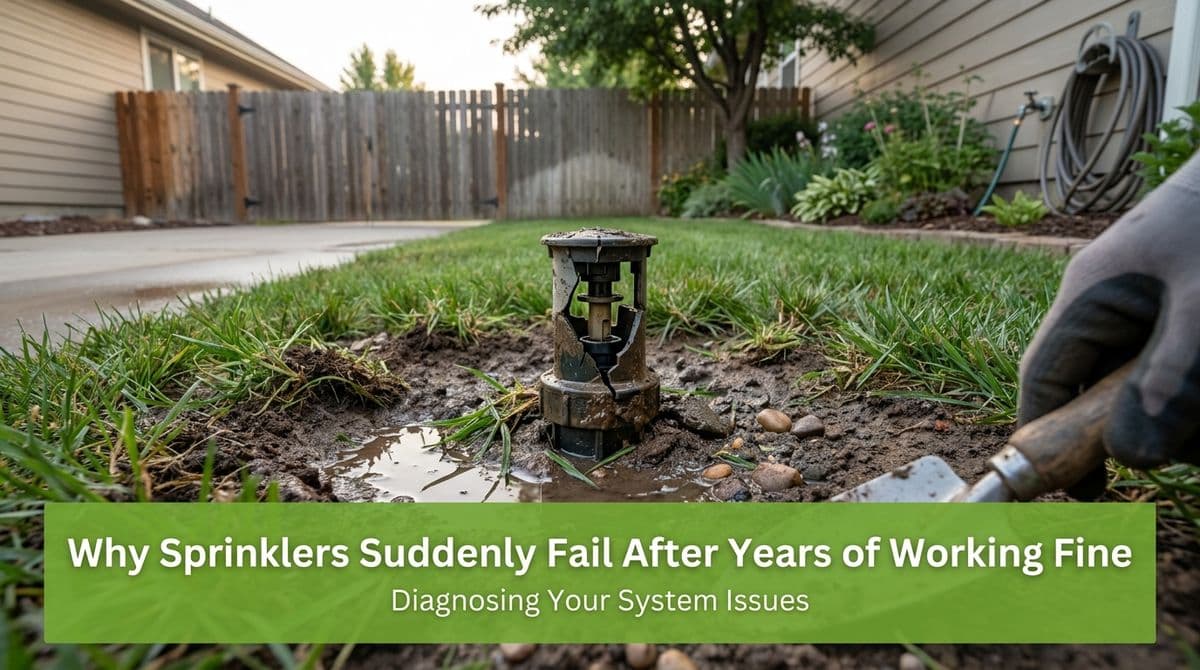 Why Sprinklers Suddenly Fail After Years of Working Fine image
