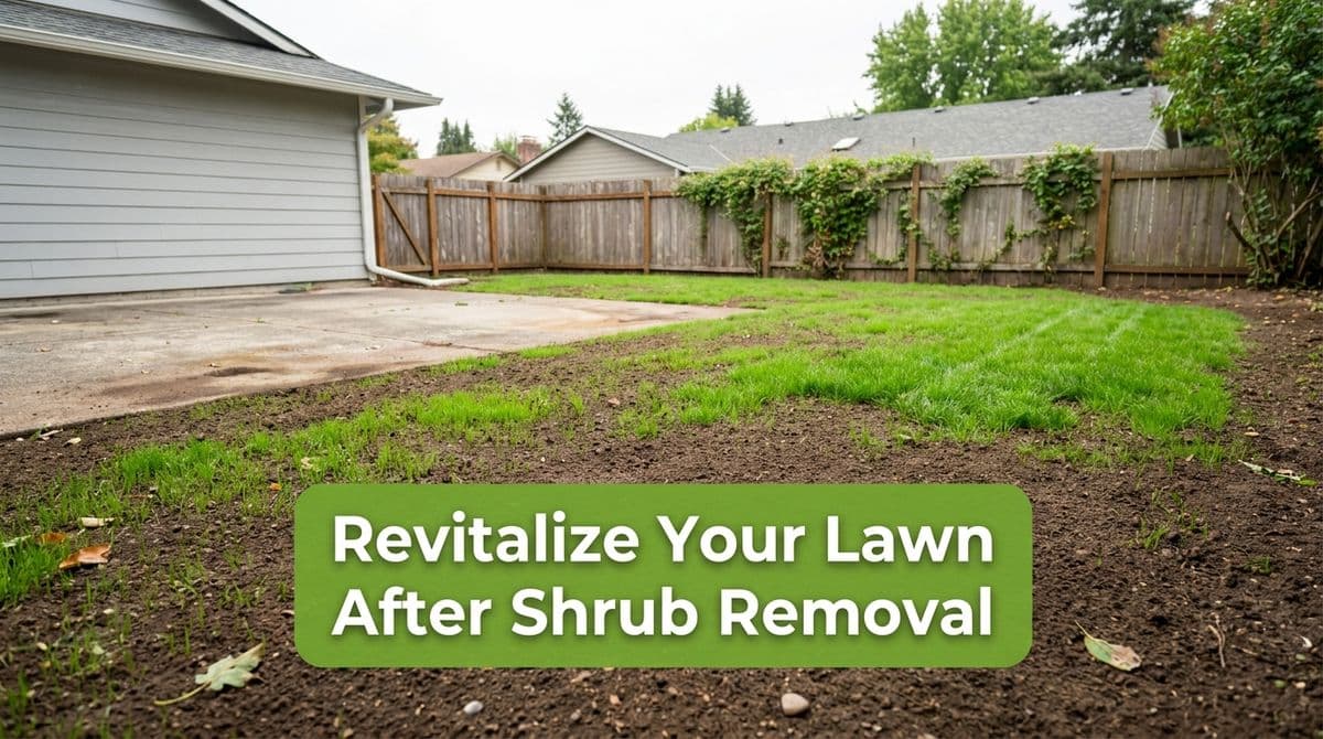 How to Revitalize a Tired Lawn After Shrub Removal image